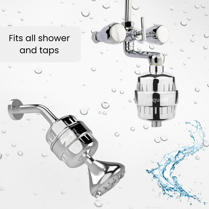 AquaFi 15 PRO Water Softener For Shower & Tap